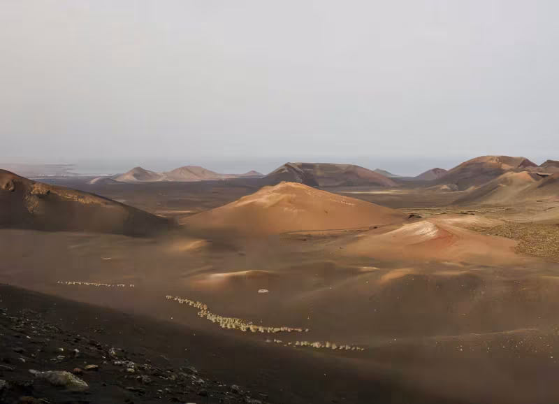 WHEN DID LANZAROTE LAST HAVE A VOLCANIC ERUPTION?