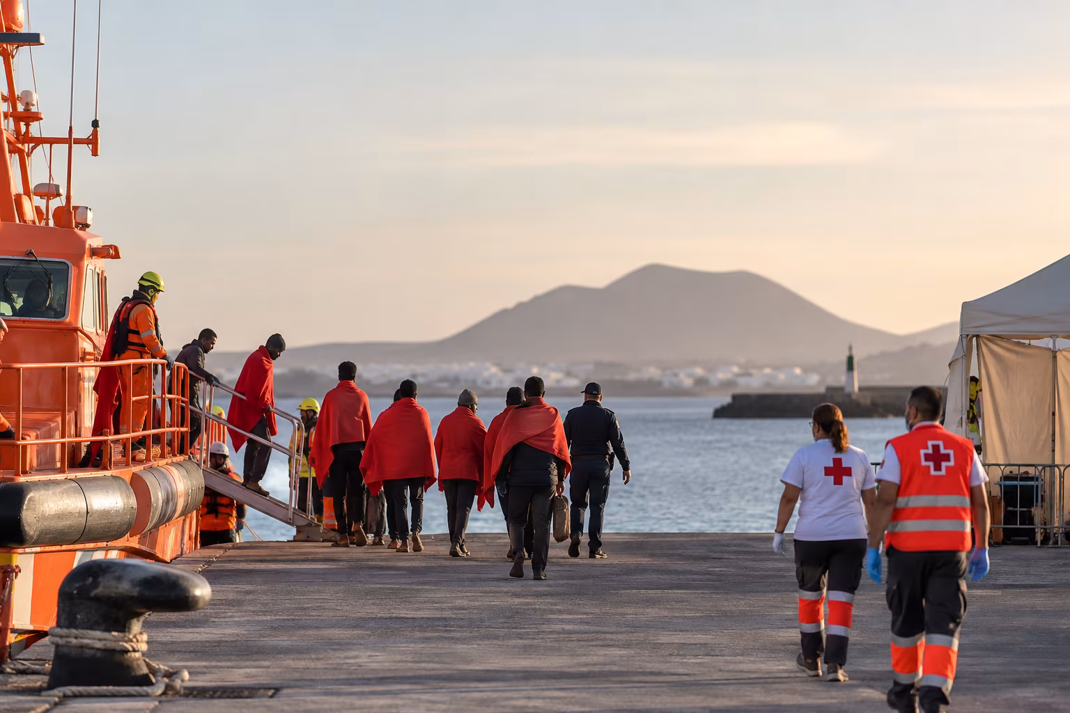 FROM RESCUE TO RECEPTION; WHAT HAPPENS AFTER A BOAT ARRIVAL IN LANZAROTE