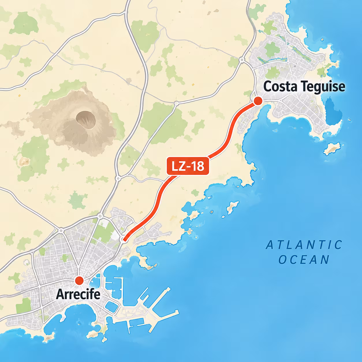 A long-awaited upgrade for a busy Lanzarote route