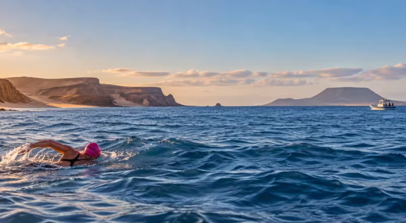 80-Year-Old Swimmer Makes History in Lanzarote’s La Bocaina