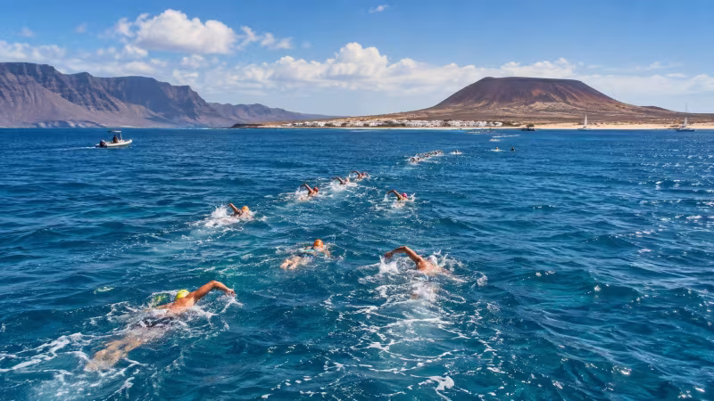 Lanzarote and La Graciosa Celebrate 30 Years of the El Río Swim Crossing