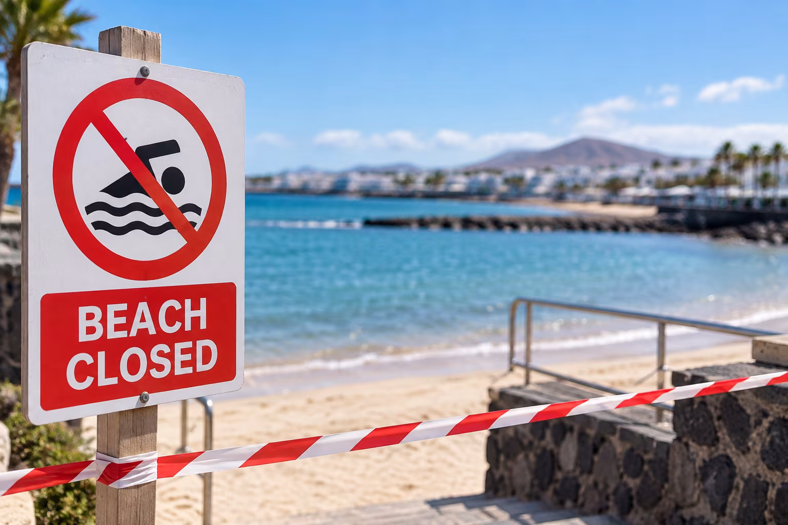 Playa Blanca Beach Closed After Sewage Spill
