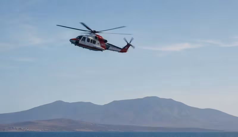 CALDERA BLANCA HELICOPTER RESCUE