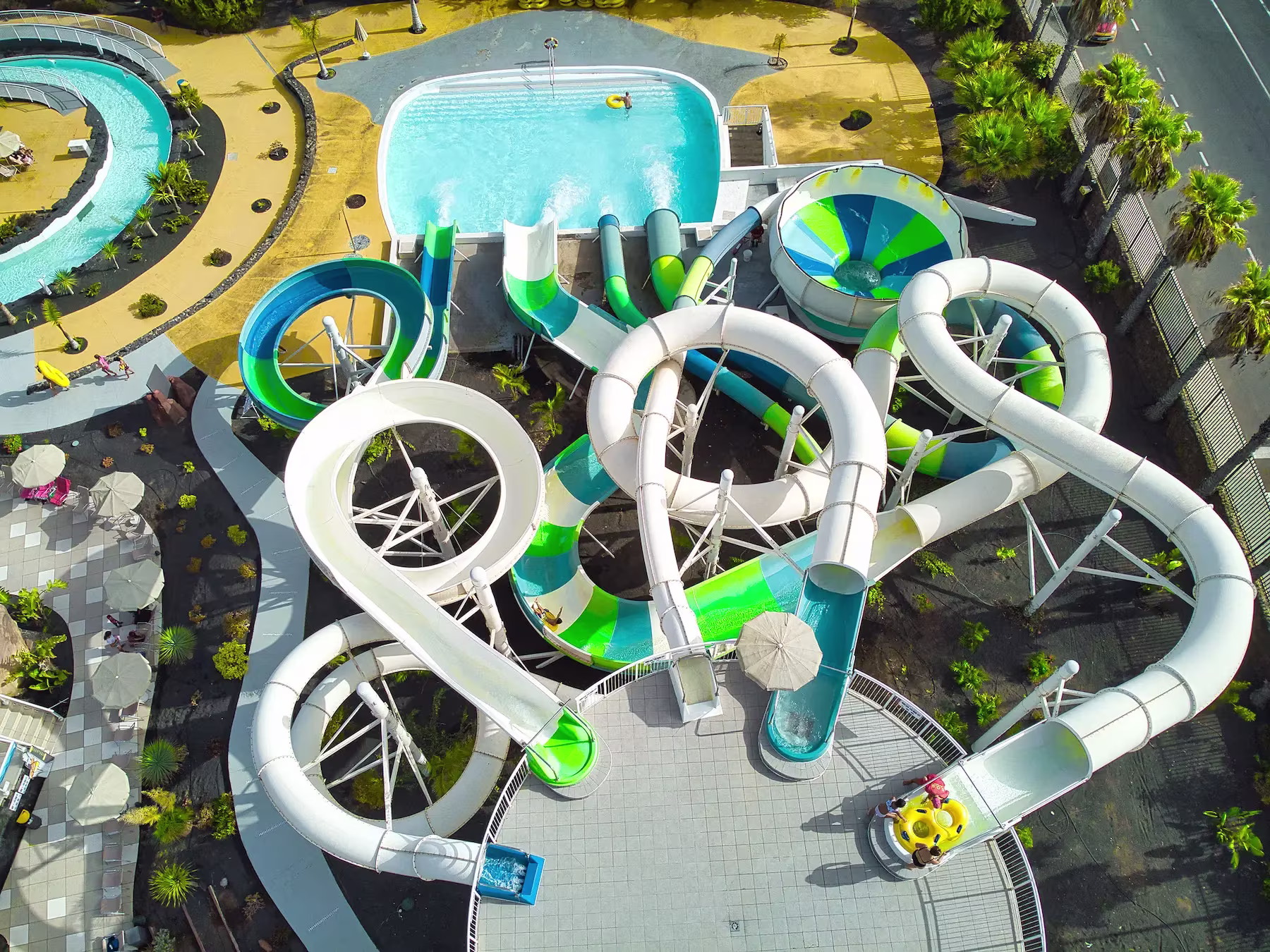 Aqualava Water Park in Playa Blanca
